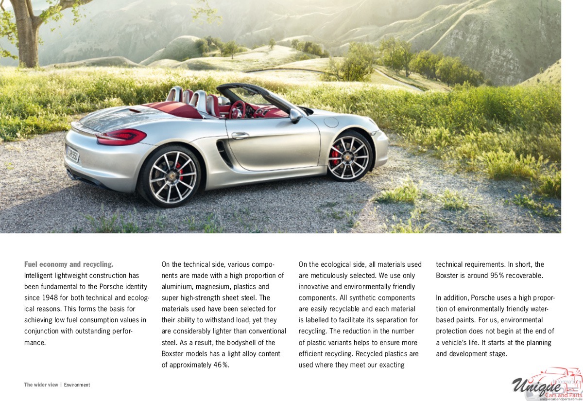 2014 Porsche Boxster Brochure Page 32